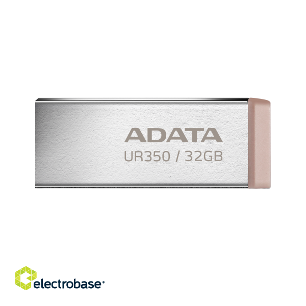 ADATA | USB Flash Drive | UR350 | 32 GB | USB 3.2 Gen1 | Brown image 1