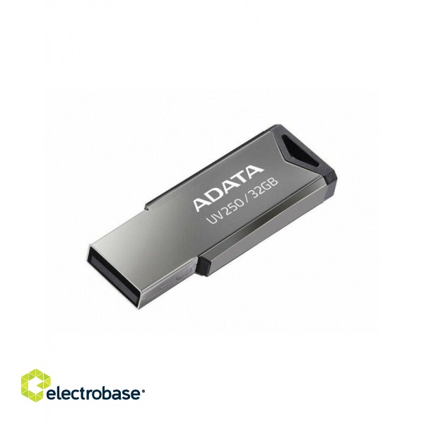 ADATA | USB Flash Drive | UV250 | 32 GB | USB 2.0 | Silver paveikslėlis 1
