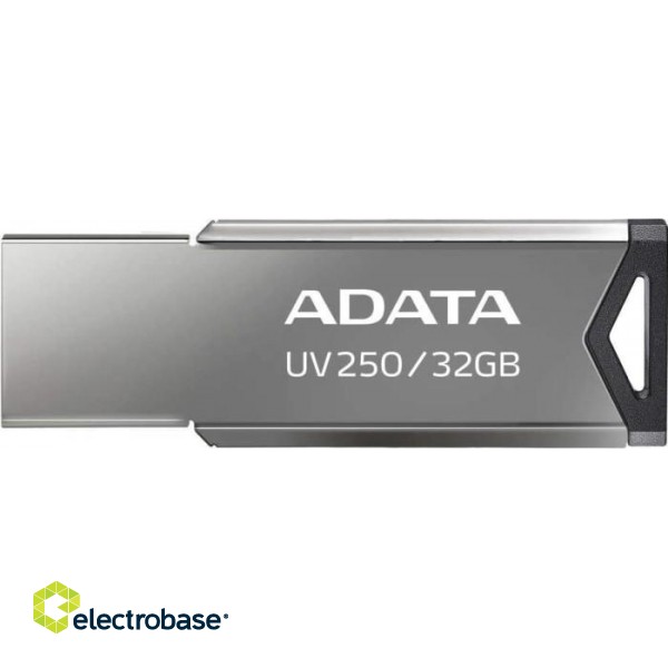ADATA | USB Flash Drive | UV250 | 32 GB | USB 2.0 | Silver paveikslėlis 3