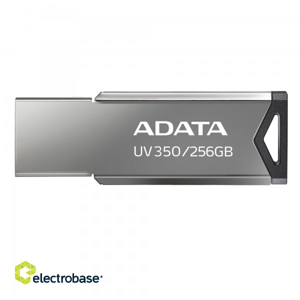 ADATA | USB Flash Drive | UV350 | 256 GB | USB 3.2 | Silver image 1