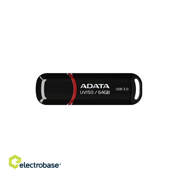 ADATA | UV150 | 64 GB | USB 3.0 | Black image 3