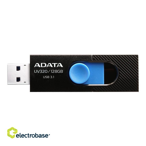 ADATA | UV320 | 32 GB | USB 3.1 | Black/Blue image 2