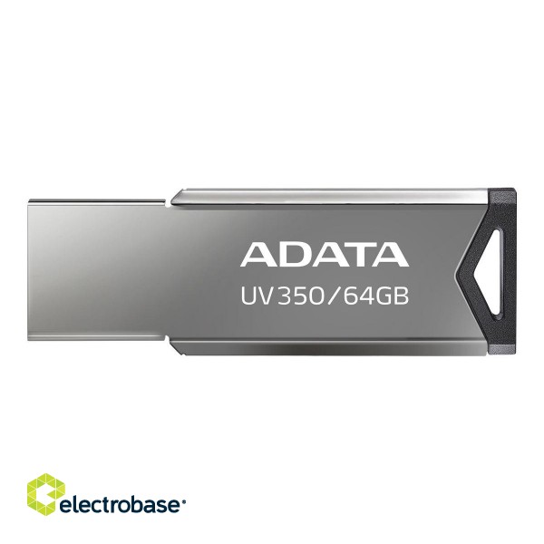 ADATA | UV350 | 64 GB | USB 3.1 | Silver paveikslėlis 3