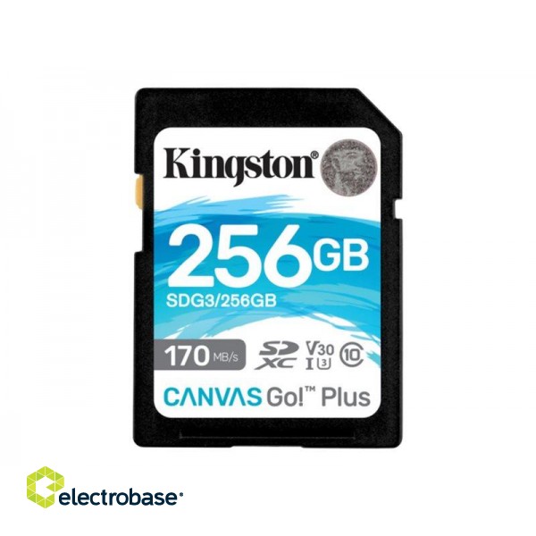 Kingston | Canvas Go! Plus | 256 GB | Flash memory class 10 image 2