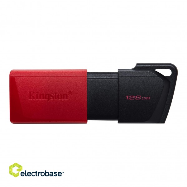 Kingston | USB Flash Drive | DataTraveler Exodia | 128 GB | USB 3.2 Gen 1 | Black/Red paveikslėlis 1