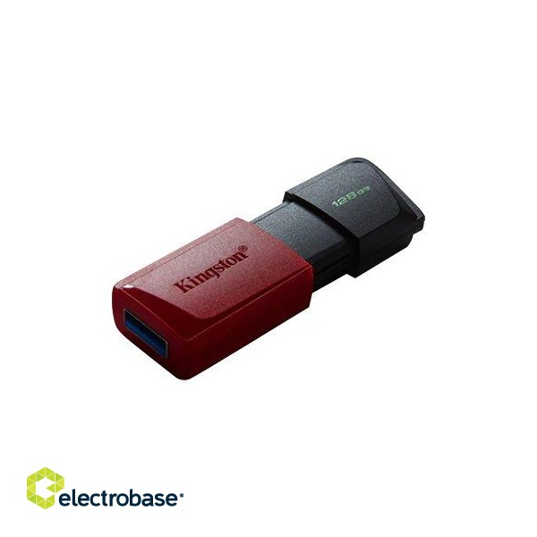 Kingston | USB Flash Drive | DataTraveler Exodia | 128 GB | USB 3.2 Gen 1 | Black/Red фото 4