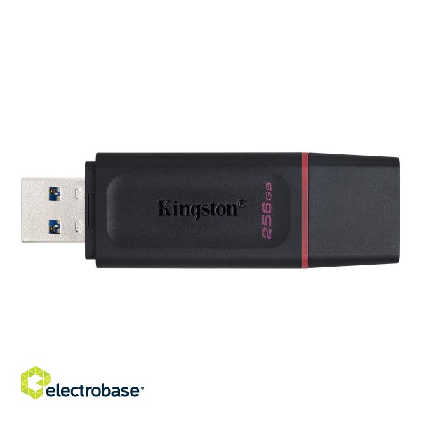 Kingston | USB Flash Drive | DataTraveler Exodia | 256 GB | USB 3.2 Gen 1 | Black image 3