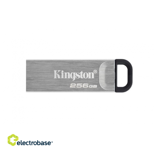 Kingston | USB Flash Drive | DataTraveler Kyson | 256 GB | Type-A USB 3.2 Gen 1 | Silver image 1