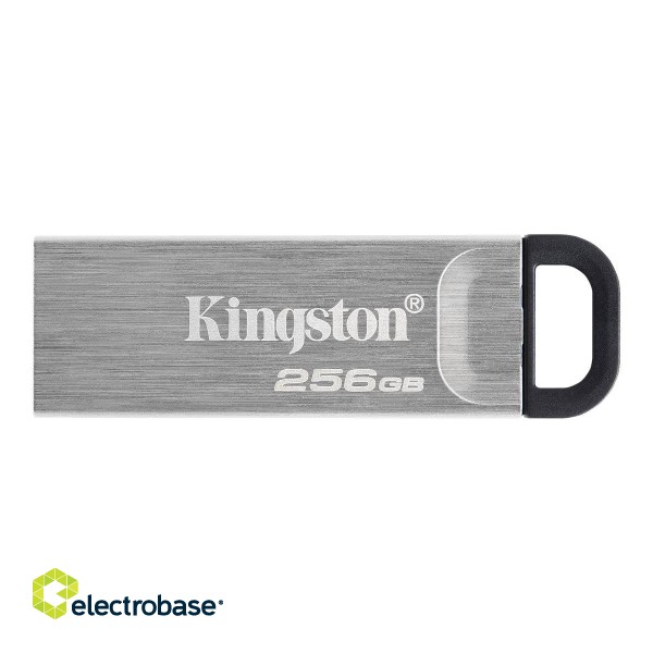 Kingston | USB Flash Drive | DataTraveler Kyson | 256 GB | Type-A USB 3.2 Gen 1 | Silver image 2