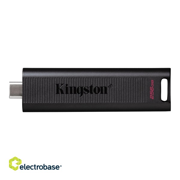 Kingston | USB Flash Drive | DataTraveler Max | 256 GB | USB 3.2 Gen 2 Type-C | Black image 4
