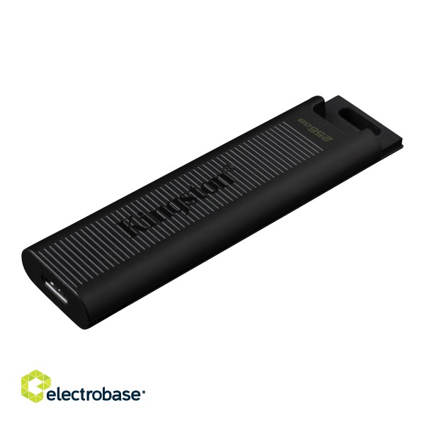 Kingston | USB Flash Drive | DataTraveler Max | 256 GB | USB 3.2 Gen 2 Type-C | Black image 5