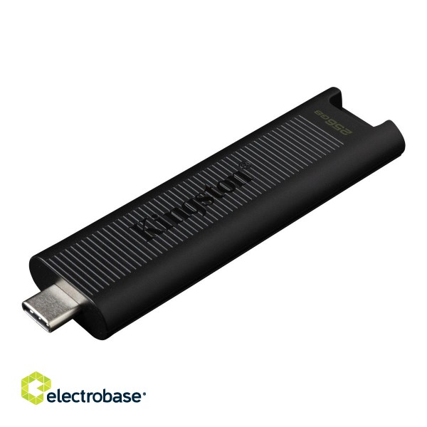 Kingston | USB Flash Drive | DataTraveler Max | 256 GB | USB 3.2 Gen 2 Type-C | Black image 6