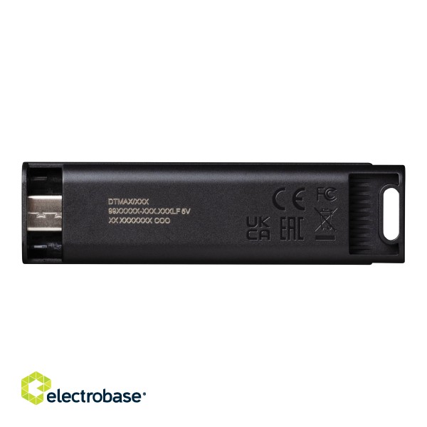 Kingston | USB Flash Drive | DataTraveler Max | 256 GB | USB 3.2 Gen 2 Type-C | Black image 9
