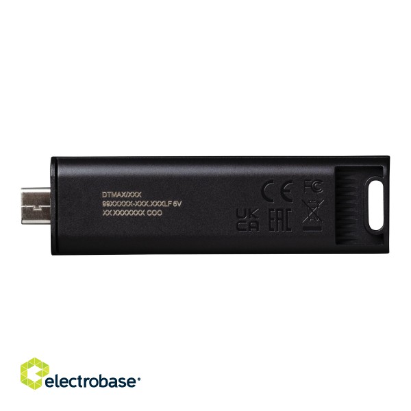 Kingston | USB Flash Drive | DataTraveler Max | 256 GB | USB 3.2 Gen 2 Type-C | Black image 10
