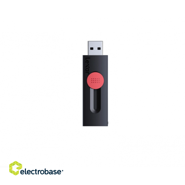 Lexar | Flash Drive | JumpDrive D300 | 64 GB | USB 3.2 Gen 1 | Black/Red