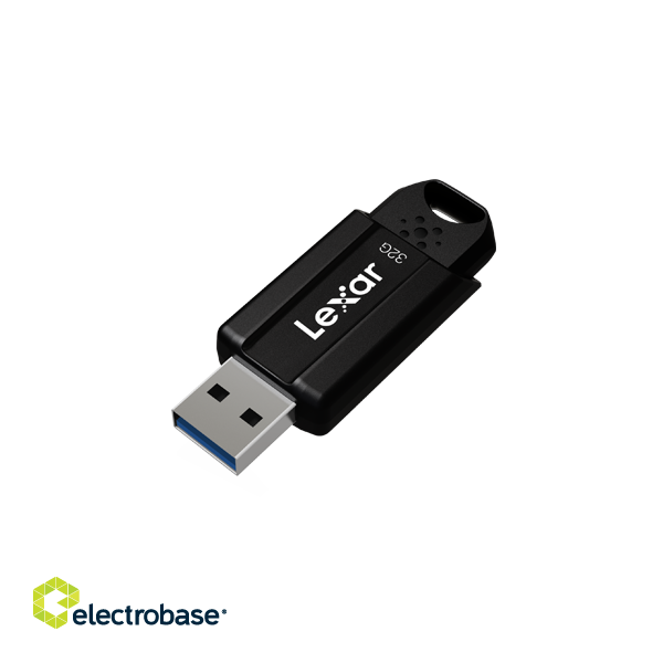 Lexar | Flash drive | JumpDrive S80 | 32 GB | USB 3.1 | Black image 3