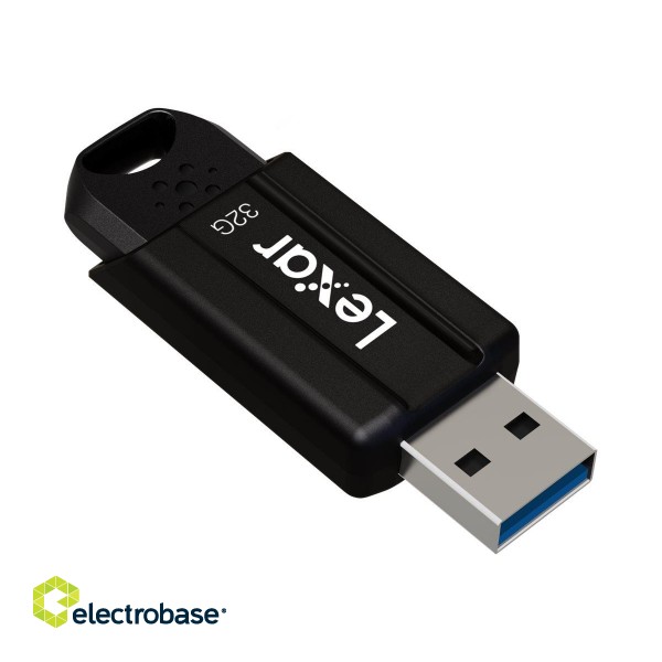 Lexar | Flash drive | JumpDrive S80 | 32 GB | USB 3.1 | Black image 6