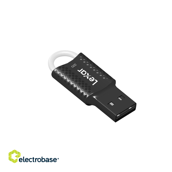 Lexar | Flash drive | JumpDrive V40 | 32 GB | USB 2.0 | Black фото 6