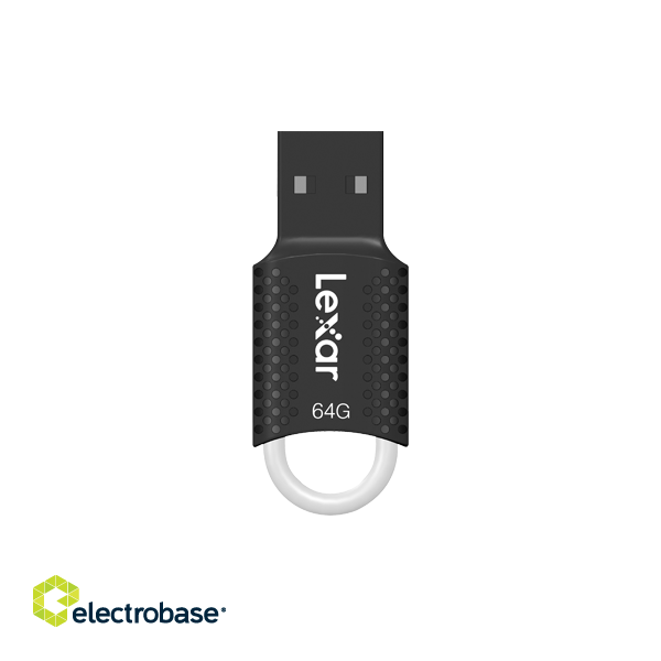 Lexar | USB Flash Drive | JumpDrive V40 | 64 GB | USB 2.0 | Black image 1