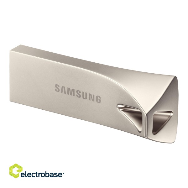 Samsung | BAR Plus | MUF-128BE3/APC | 128 GB | USB 3.1 | Silver image 2