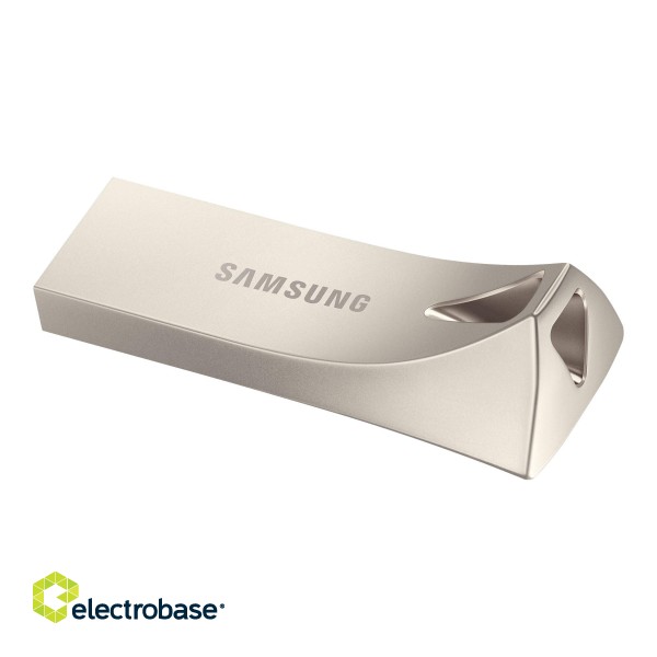Samsung | BAR Plus | MUF-128BE3/APC | 128 GB | USB 3.1 | Silver image 4