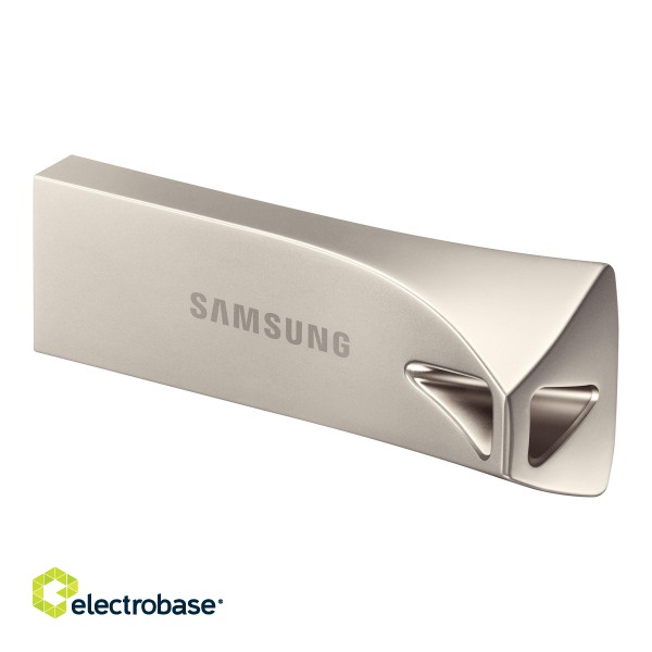 Samsung | BAR Plus | MUF-256BE3/APC | 256 GB | USB 3.1 | Silver фото 4