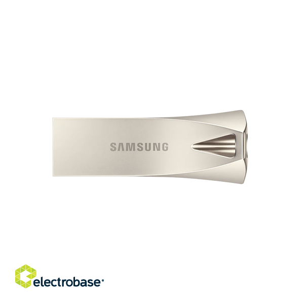 Samsung | BAR Plus | MUF-64BE3/APC | 64 GB | USB 3.1 | Silver image 1