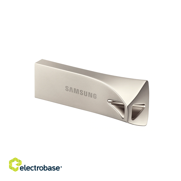 Samsung | BAR Plus | MUF-64BE3/APC | 64 GB | USB 3.1 | Silver image 3