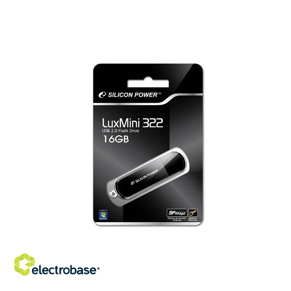 Silicon Power | 16GB LuxMini 322 | 16 GB | USB 2.0 | Black image 7