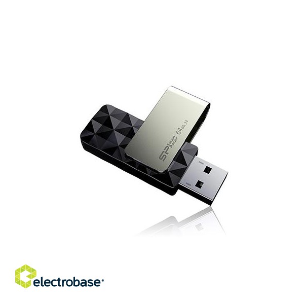 Silicon Power | Blaze B30 | 16 GB | USB 3.0 | Black paveikslėlis 5