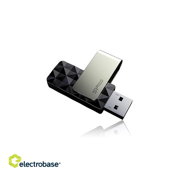 Silicon Power | Blaze B30 | 16 GB | USB 3.0 | Black paveikslėlis 1