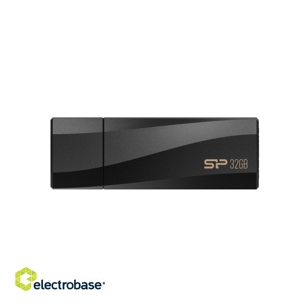 Silicon Power | USB Flash Drive | Blaze Series B07 | 32 GB | Type-A USB 3.2 Gen 1 | Black image 1