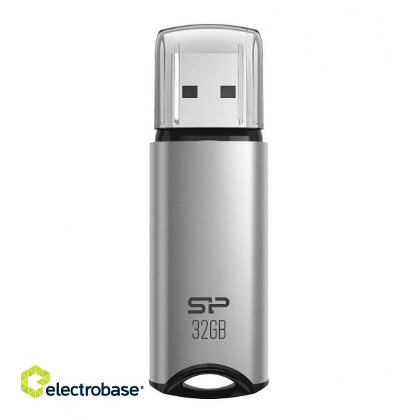 Silicon Power | USB Flash Drive | Marvel Series M02 | 32 GB | Type-A USB 3.2 Gen 1 | Silver paveikslėlis 1