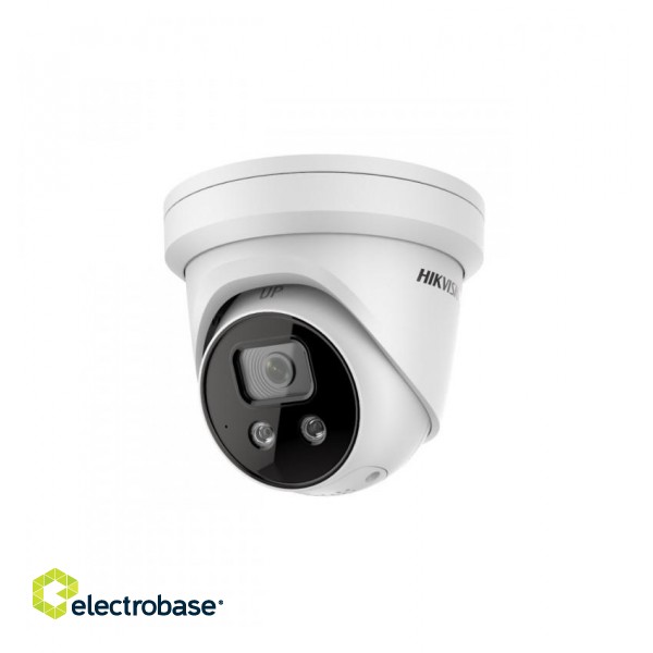 Hikvision | IP Camera Powered by DARKFIGHTER | DS-2CD2346G2-ISU/SL F2.8 | Dome | 4 MP | 2.8mm | Power over Ethernet (PoE) | IP67 | H.265+ | Micro SD/SDHC/SDXC