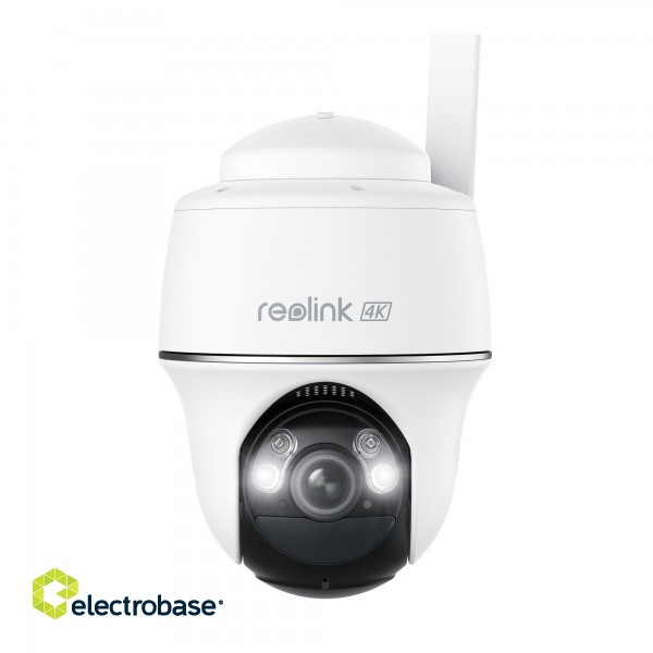 Reolink | 4K 4G LTE Wire Free Camera | Go Series G440 | Dome | 8 MP | Fixed | IP64 | H.265 | MicroSD (Max. 128GB) image 1