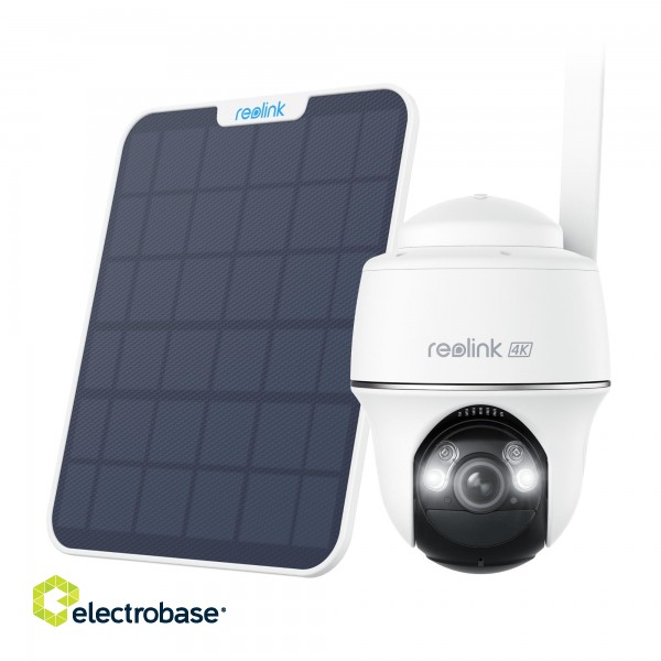 Reolink | 4K 4G LTE Wire Free Camera | Go Series G440 | Dome | 8 MP | Fixed | IP64 | H.265 | MicroSD (Max. 128GB) image 2