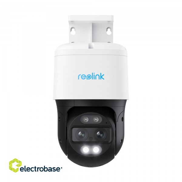 Reolink | 4K Dual-Lens Auto Tracking PoE Security Camera with Smart Detection | TrackMix Series P760 | PTZ | 8 MP | 2.8mm/F1.6 | IP65 | H.264/H.265 | Micro SD image 1