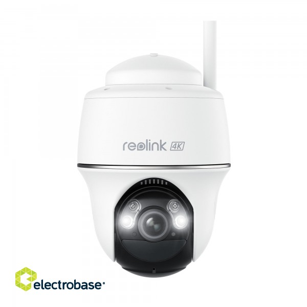 Reolink | Smart 4K Pan and Tilt Camera with Spotlights | Argus Series B440 | Dome | 8 MP | 4mm | H.265 | Micro SD фото 1