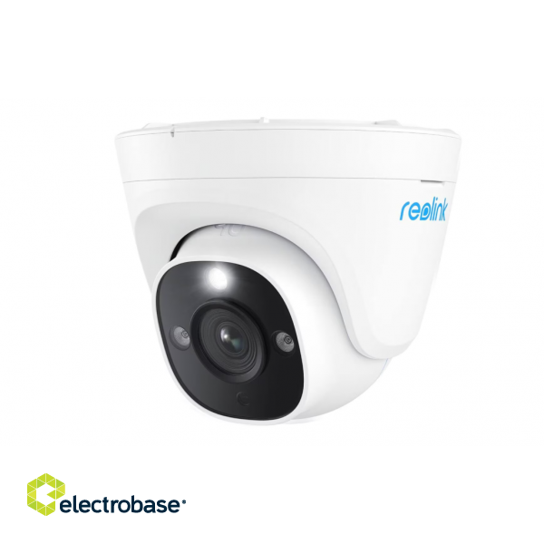 Reolink | Ultra HD Smart PoE Dome Camera with Person/Vehicle Detection and Color Night Vision | P344 | Dome | 12 MP | 2.8mm/F1.6 | IP66 | H.265 | Micro SD paveikslėlis 1
