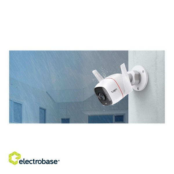 TP-LINK | Outdoor Security Wi-Fi Camera | TC65 | Bullet | 3 MP | 3.89 mm/F2.2 | H.264 | Micro SD image 4
