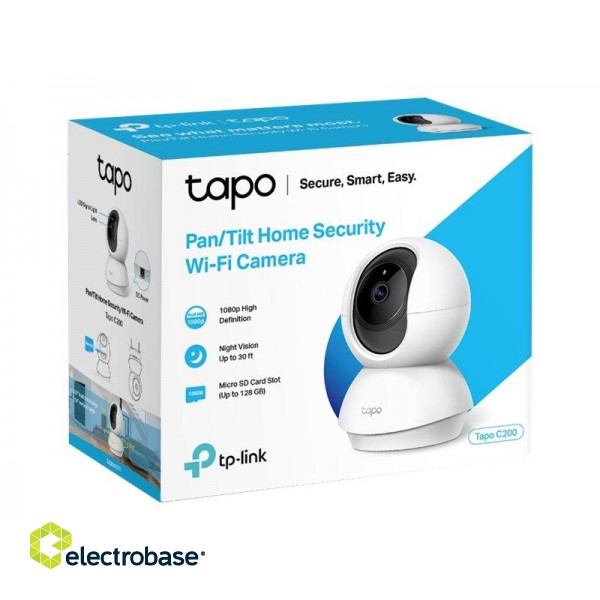 TP-LINK | Pan/Tilt Home Security Wi-Fi Camera | Tapo C200 | MP | 4mm/F/2.4 | Privacy Mode image 6