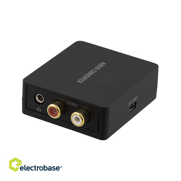 Converter DELTACO Toslink - 2xRCA and 3.5mm / DG-AN1 image 2
