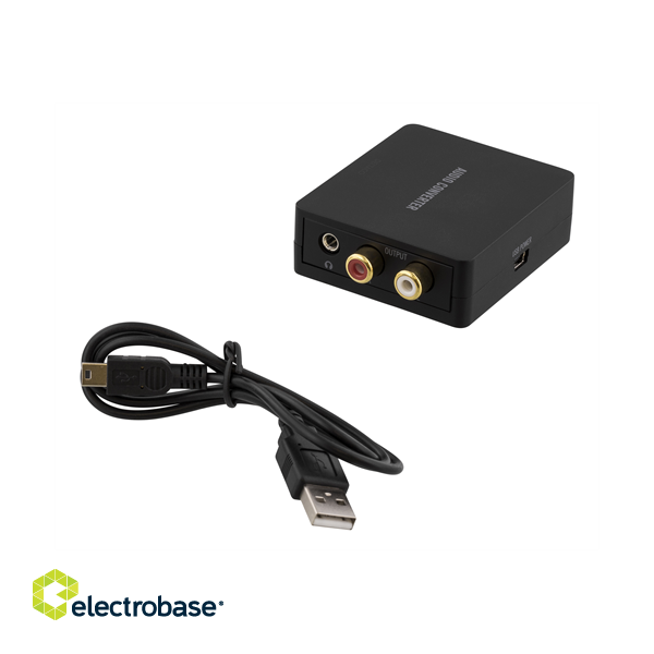 Converter DELTACO Toslink - 2xRCA and 3.5mm / DG-AN1 image 3