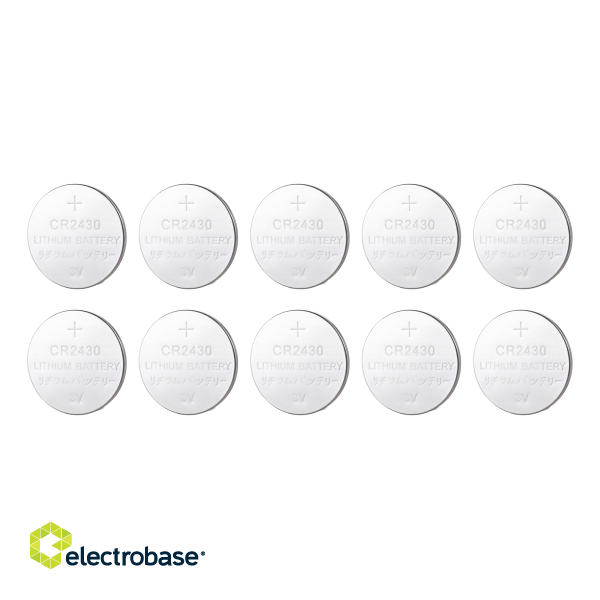 Ultimate Lithium batterie DELTACO 3V, CR2430 button cell, 10-pack / ULTB-CR2430-10P image 4