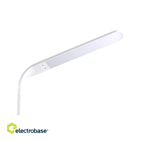 Desk lamp DELTACO OFFICE LED with wireless fast charging, timer function, 400lm white / DELO-0401 image 4