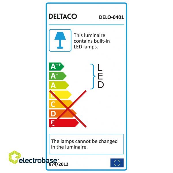 Desk lamp DELTACO OFFICE LED with wireless fast charging, timer function, 400lm white / DELO-0401 image 6