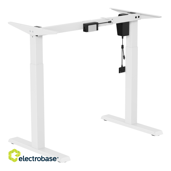 Height adjustable desk frame DELTACO OFFICE 730~1230 mm, quiet, black / DELO-0105 image 2