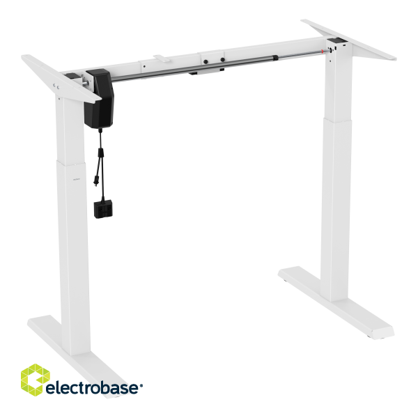 Height adjustable desk frame DELTACO OFFICE 730~1230 mm, quiet, black / DELO-0105 image 3