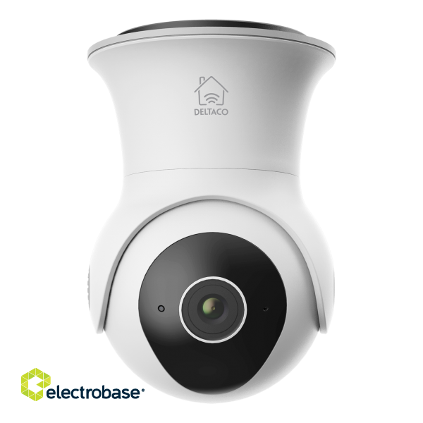 WiFi camera DELTACO SMART HOME with motorized pan & tilt, outdoor IP65, 2MP, ONVIF, white / SH-IPC08