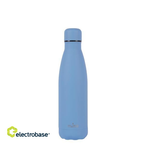 Thermal bottle PURO stainless steel, 500 ml, light blue / WB500ICONDW1FMBLUE